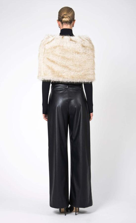  논살란트 레이블 코트 논캐런트 라벨 파스칼 인조 모피 숄 - NONCHALANT LABEL