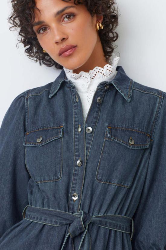  선쿠 롱 원피스 클라크 드레스 - SUNCOO