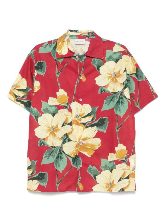  드롤드무슈 반팔 셔츠 Drole De Monsieur La Chemise Luciano  레드