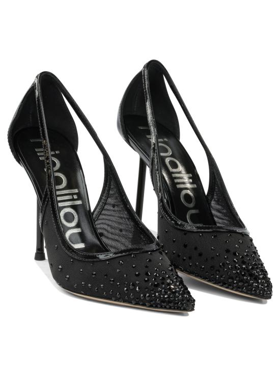 25FW 니나리루 힐/펌프스 352564LAELENVERNICE RETE NERO Black - NINALILOU