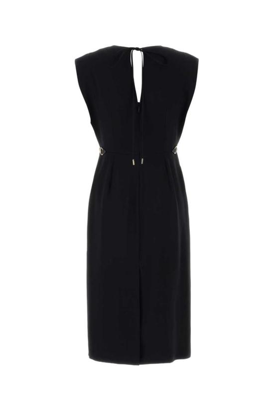 25FW 구찌 홀스빗 새턴 드레스 837156Z8B2Z 1000 Black - GUCCI