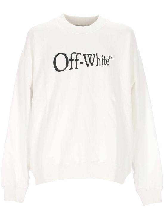 25FW 오프화이트 스웨터 OMBA054F25FLE0050110 WHITE