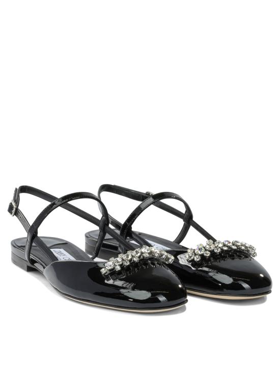 26SS 지미추 플랫 슈즈 BELINDA SB FLATPATBLACK - JIMMY CHOO