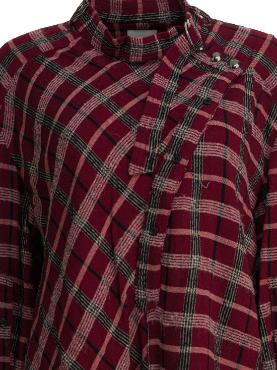 25FW 이자벨마랑 블라우스/셔츠 25HHT0741FAC4J01I70DD Red - ISABEL MARANT