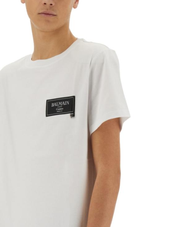  발망 반팔 티셔츠 EH1EF000BC91 0FA White - BALMAIN