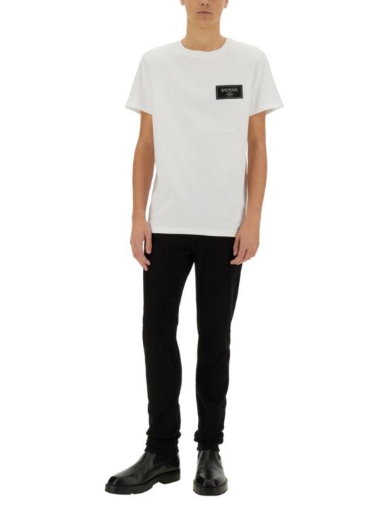  발망 반팔 티셔츠 EH1EF000BC91 0FA White - BALMAIN