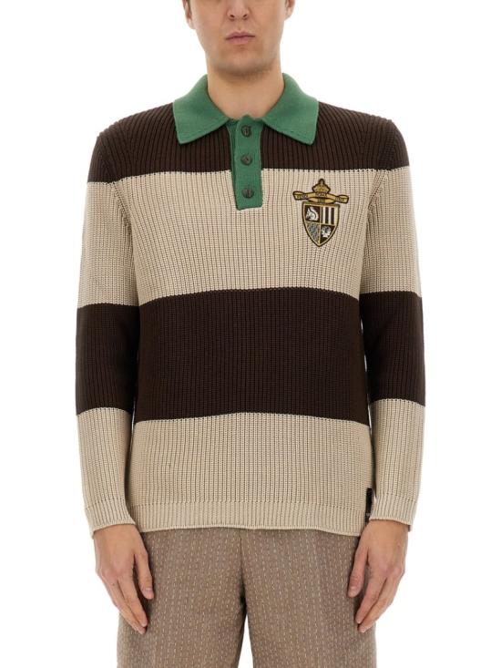  펜디 코튼 니트 폴로 셔츠 FZC358 AU7SF1RWU Multicolor