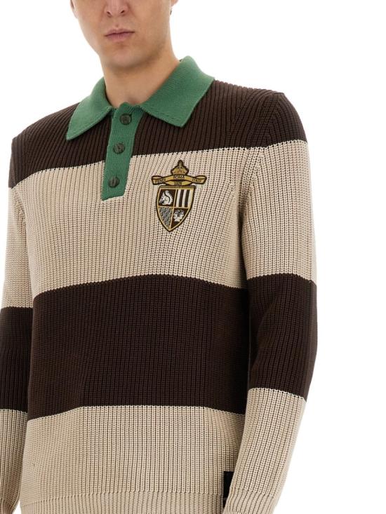  펜디 코튼 니트 폴로 셔츠 FZC358 AU7SF1RWU Multicolor - FENDI