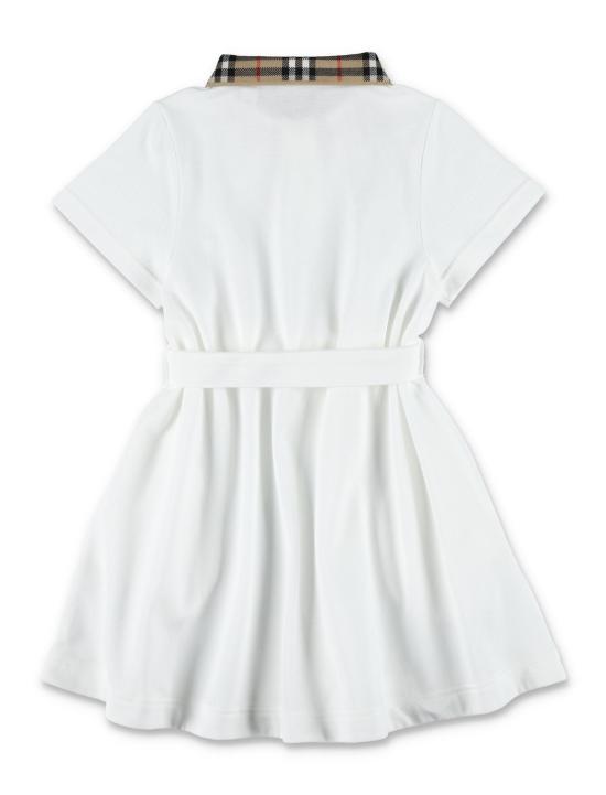 25FW [키즈] 버버리 원피스 8105586 A1464 WHITE - BURBERRY