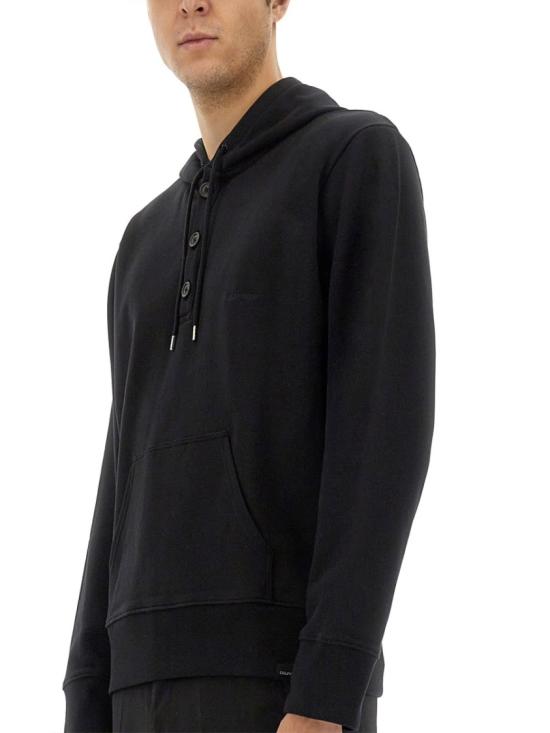  쿠레쥬 후드 티셔츠 125JHO037 JS01209999 Black - COURREGES