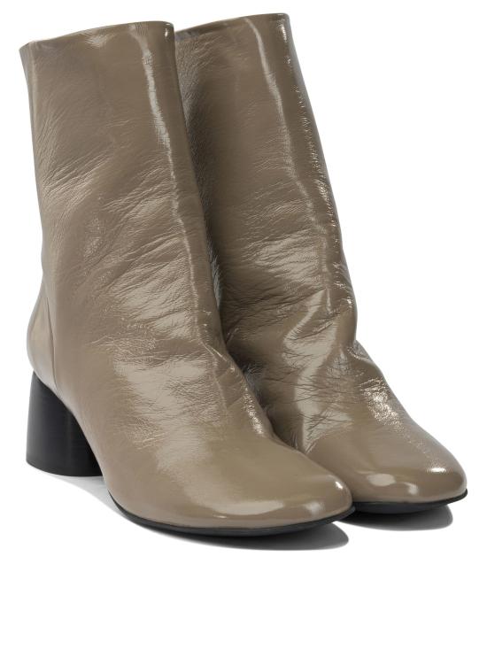 25FW 할마네라 부츠 ANNA26GLAZE TORTORA Beige - HALMANERA