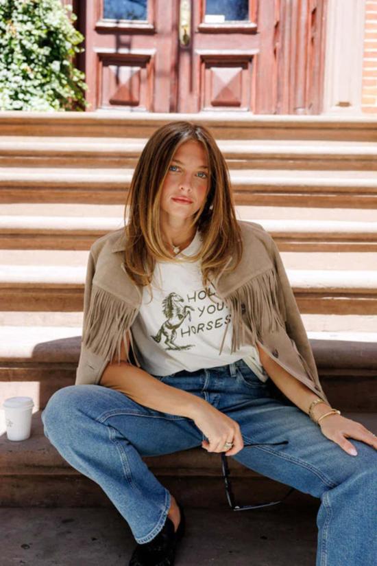  Sunny Somewhere 반팔 티셔츠 Everyday Tee Horses Tee - OTHER BRANDS