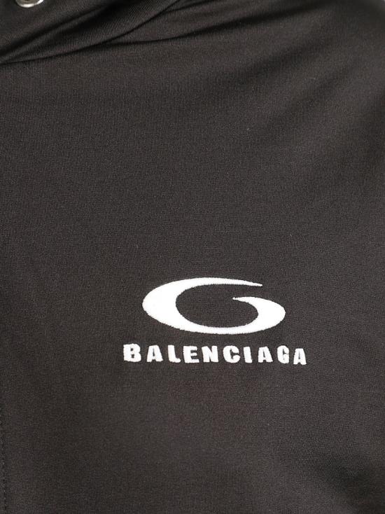 25FW 발렌시아가 후드 티셔츠 837513WTSVX21070 Black - BALENCIAGA