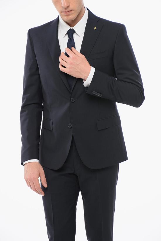  꼬르넬리아니 수트 세트 257Z29 2564135 001 Blue - CORNELIANI