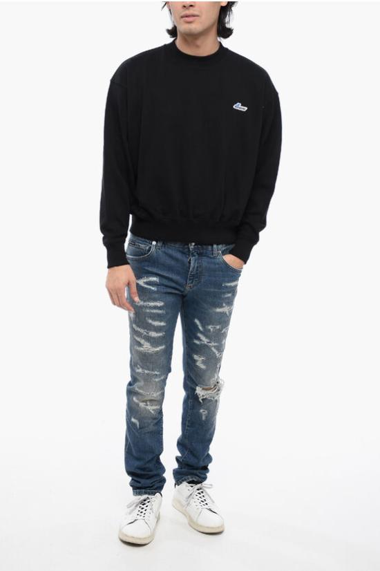  웰던 후드 티셔츠 WDTS322746UBKBLACK Black - WE11DONE