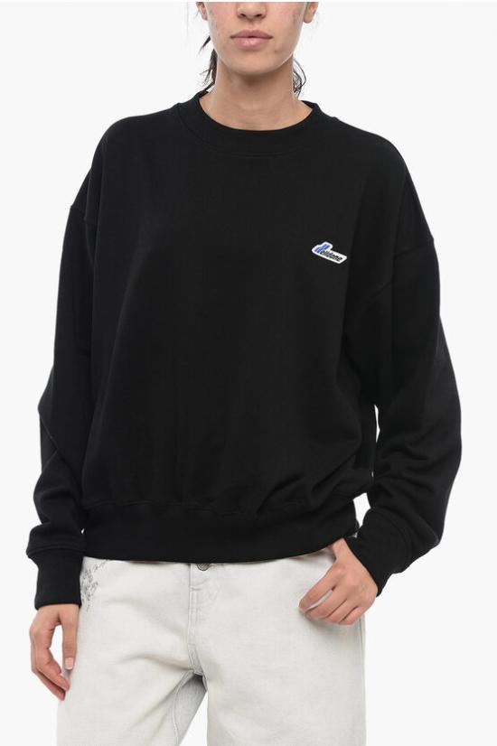  웰던 후드 티셔츠 WDTS322746UBKBLACK Black - WE11DONE