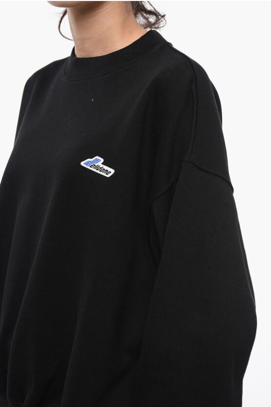  웰던 후드 티셔츠 WDTS322746UBKBLACK Black - WE11DONE