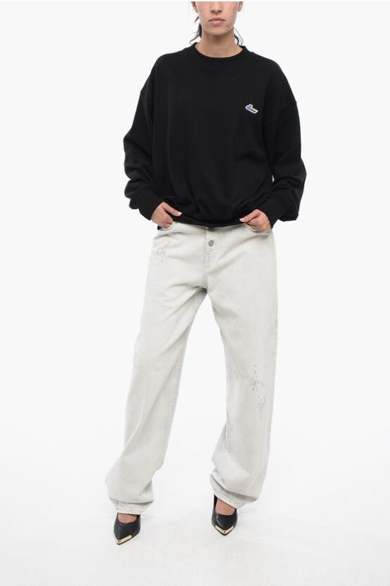  웰던 후드 티셔츠 WDTS322746UBKBLACK Black - WE11DONE