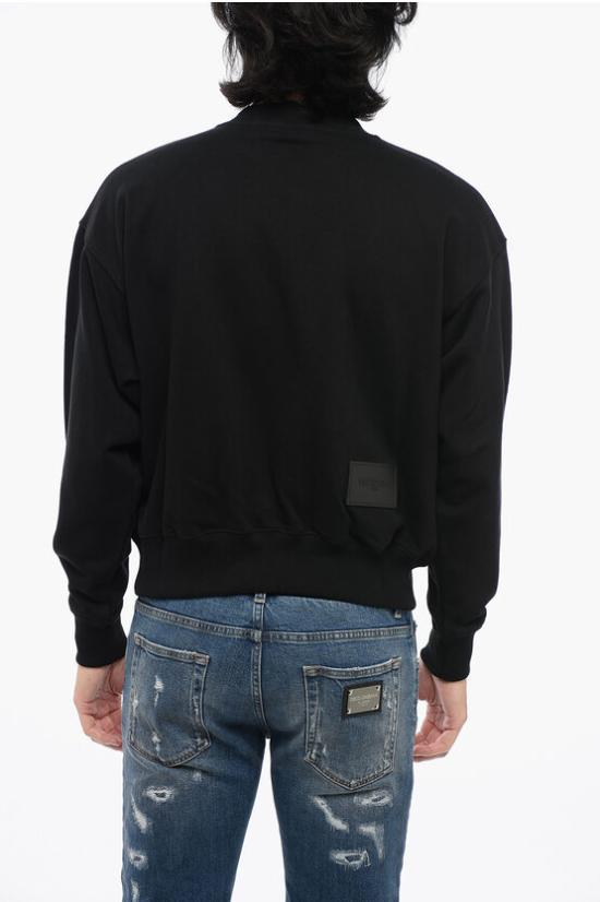  웰던 후드 티셔츠 WDTS322746UBKBLACK Black - WE11DONE