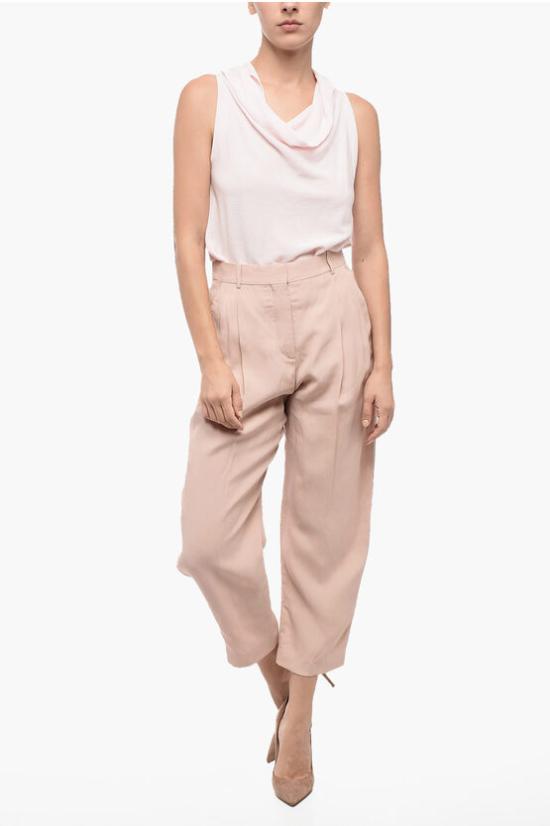  스텔라 맥카트니 스트레이트 팬츠 591964 3STA49 5900 Pink - STELLA MCCARTNEY