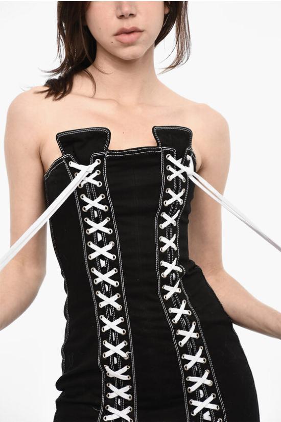  디스퀘어드2 숏 원피스 S72CV0475 S30564 900 Black - DSQUARED2