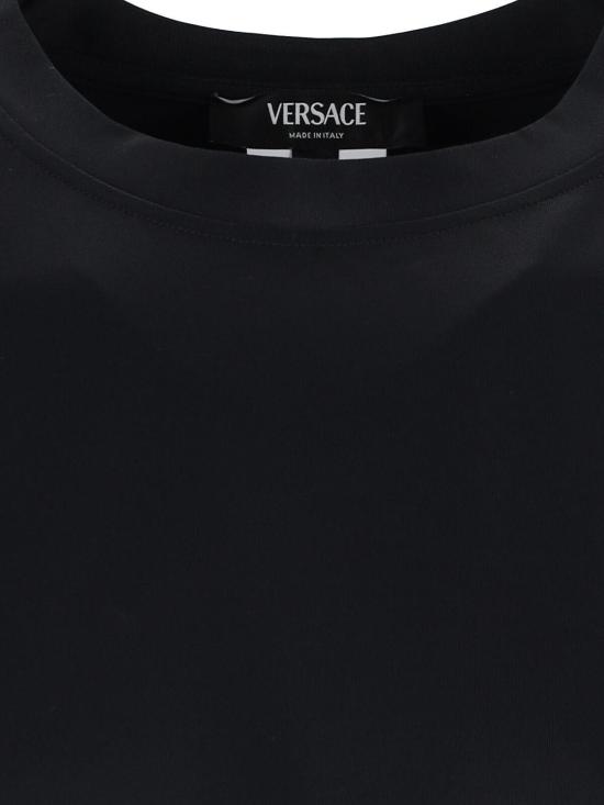 26SS 베르사체 반팔 티셔츠 10040791A11119A80G Black - VERSACE