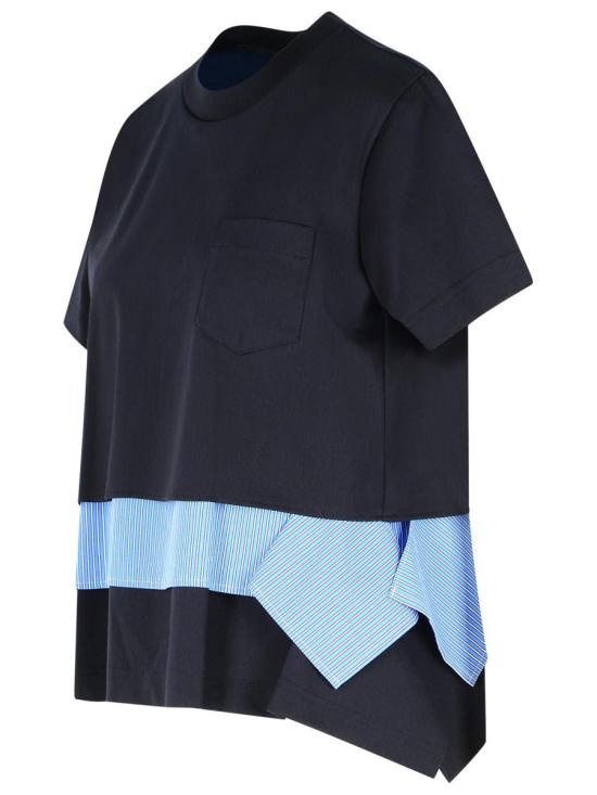 25FW 사카이 반팔 티셔츠 25 08178239 NAVY - SACAI