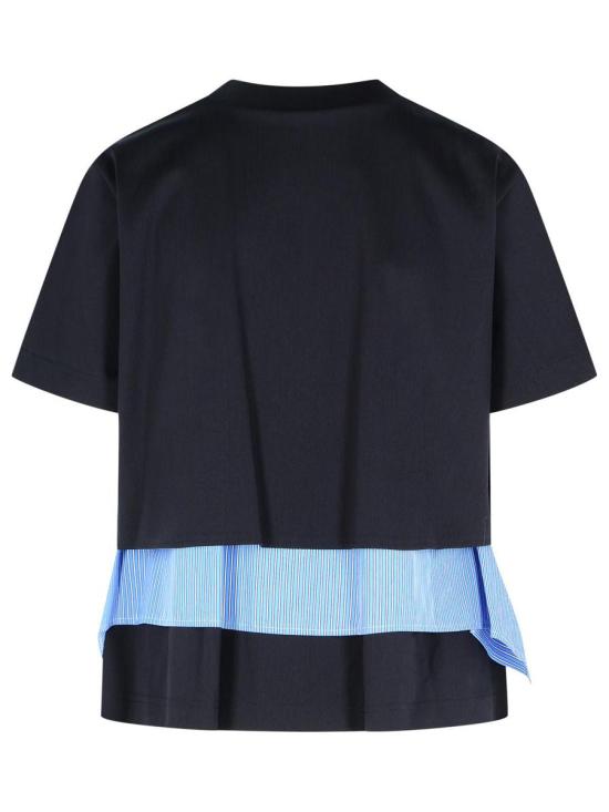 25FW 사카이 반팔 티셔츠 25 08178239 NAVY - SACAI