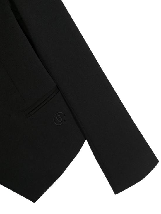  [키즈] MM6 메종마르지엘라 자켓 M60286K MM00LM6900 BLACK - MM6 MAISON MARGIELA