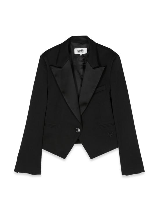  [키즈] MM6 메종마르지엘라 자켓 M60286K MM00LM6900 BLACK