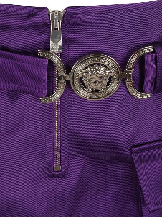  베르사체 숏 스커트 10100361A068381LD60 Purple - VERSACE