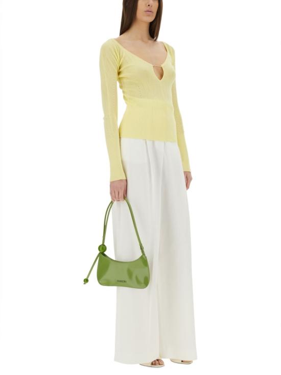  자크뮈스 긴팔 티셔츠 251KN357 2424210 Yellow - JACQUEMUS