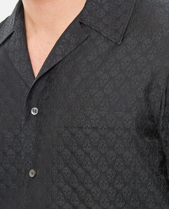 25SS 알렉산더 맥퀸 반팔 셔츠 814693QRABU1010 Black - ALEXANDER MCQUEEN