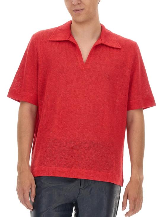  세퍼 반팔 티셔츠 PREFW23MATERED REDLINEN Red - SEFR