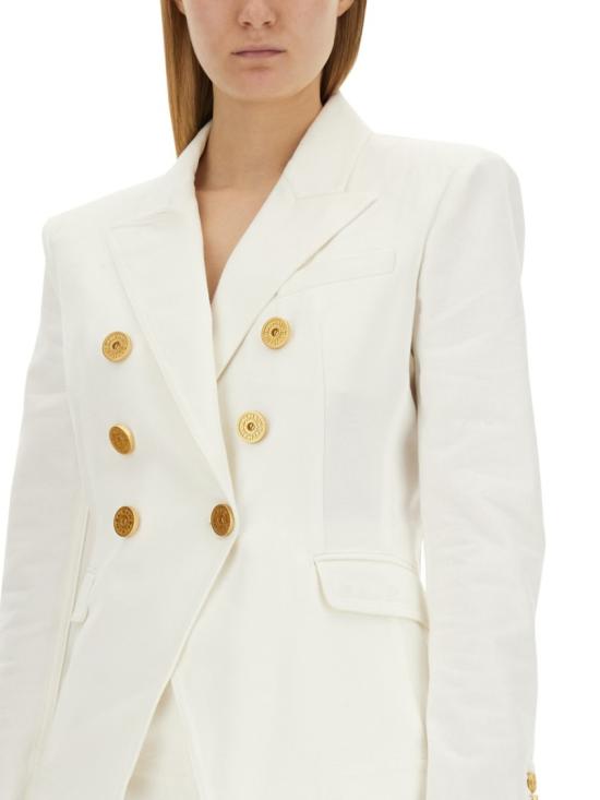 발망 수트 자켓 CF1SG170 DB690FA White - BALMAIN