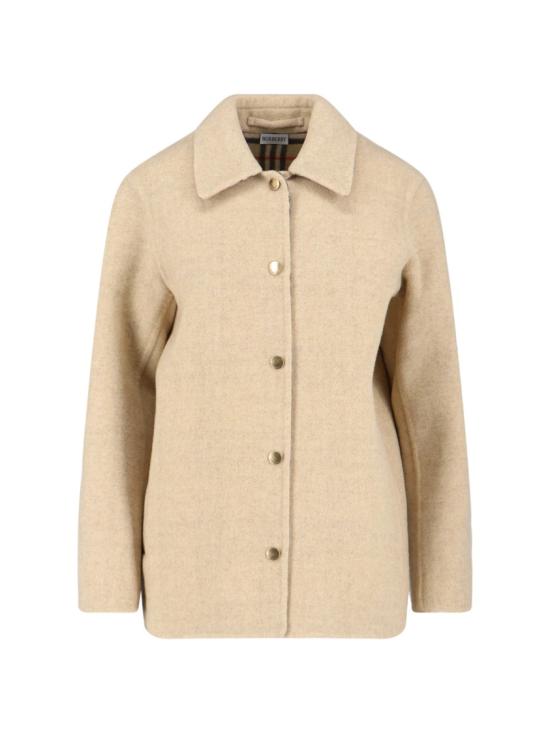 25FW 버버리 울 오버셔츠 8110904C1309 Neutrals