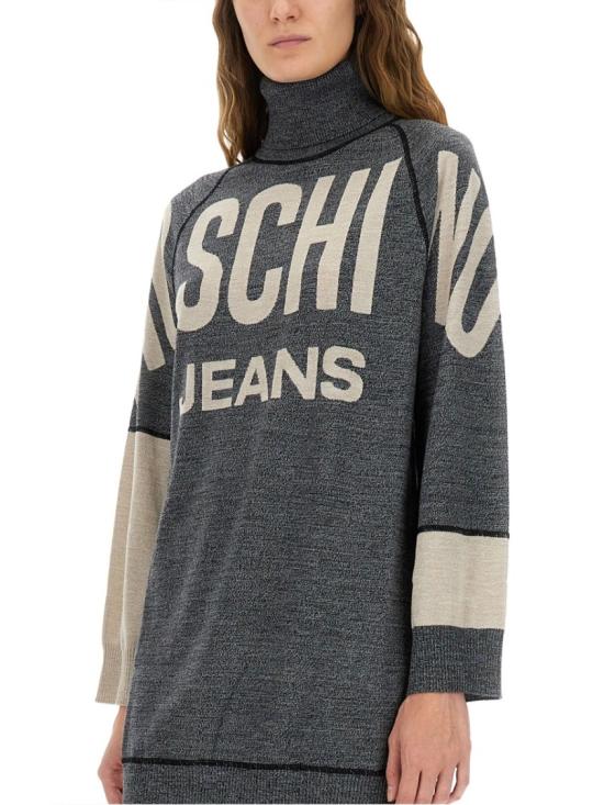 25FW 모스키노 원피스 04808212 2509 Grey - MOSCHINO