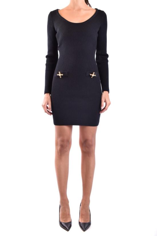  모스키노 미디 원피스 J5480 54000555 Black