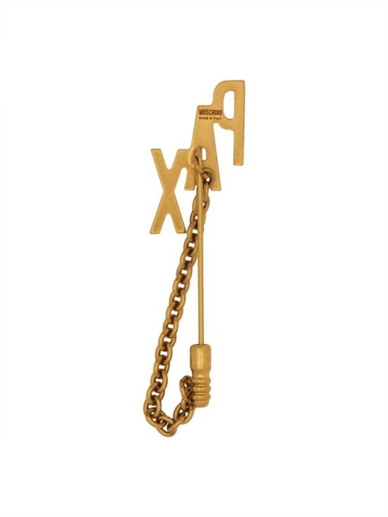  모스키노 브로치 91788402 0607 Gold - MOSCHINO