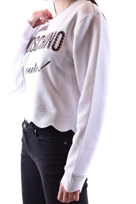  모스키노 긴팔 티셔츠 J1706 4281001 White - MOSCHINO