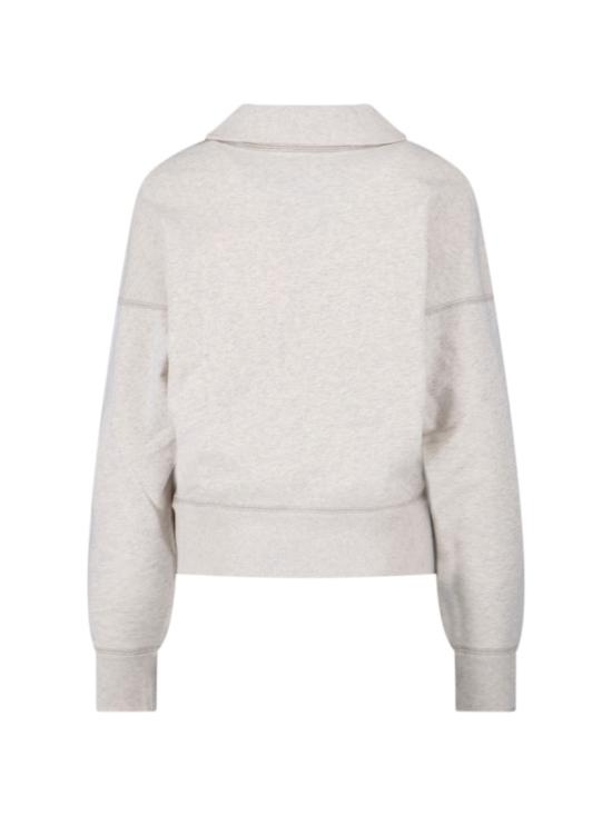 25FW 이자벨마랑에뚜왈 로스 집업 스웨트셔츠 SW0093FA A1M07E23EC Neutrals - ISABEL MARANT ETOILE