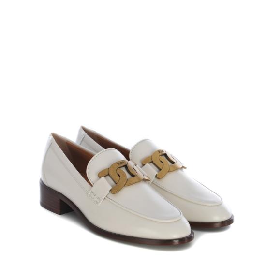  토즈 플랫 슈즈 XXW28K0FR00G OCB015 White - TODS