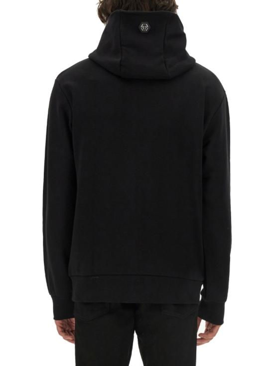  필립 플레인 후드 티셔츠 MJB3356 PJY002N02 Black - PHILIPP PLEIN