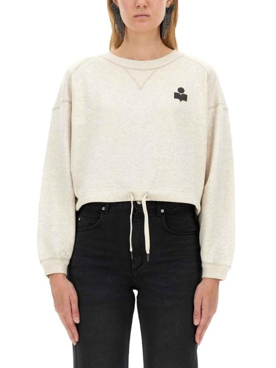 25FW 이자벨마랑에뚜왈 마고 로고 스웨트셔츠 SW0005FA A1M07E23EC Neutrals