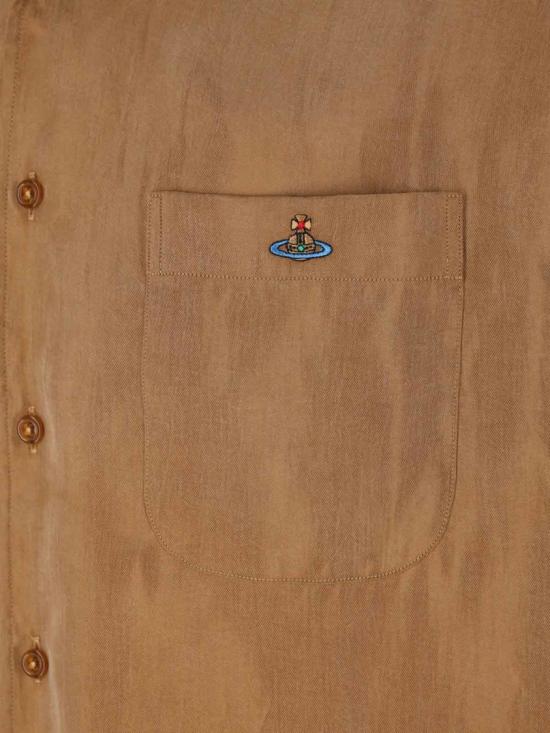 25SS 비비안웨스트우드 셔츠 2401003Y W0129R402 Brown - VIVIENNE WESTWOOD