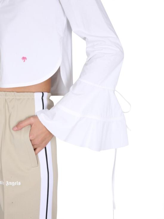  팜앤젤스 긴팔 티셔츠 PWGF003 S23FAB0010110 White - PALM ANGELS