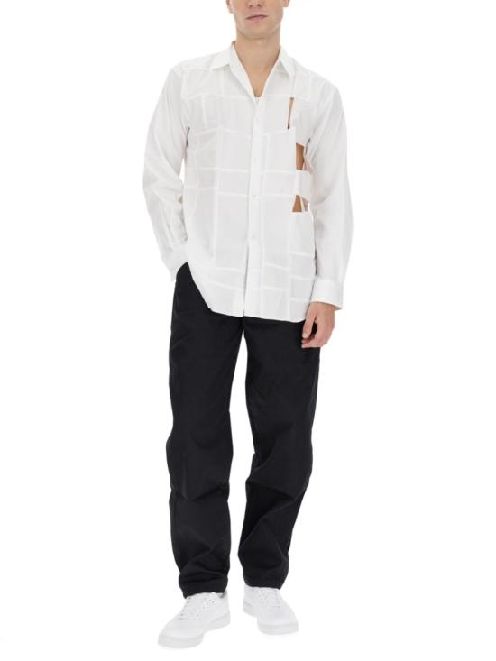  꼼데가르송 긴팔 셔츠 FL B049 2 White - COMME DES GARCONS