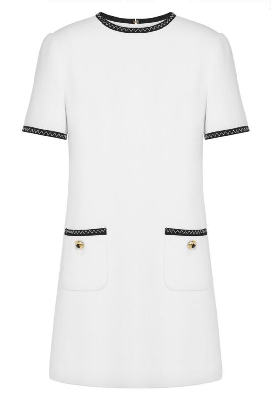  모스키노 미디 원피스 J0422 55170001 White