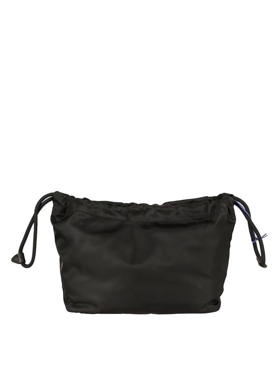 25FW 버버리 홀스슈 드로스트링 클러치 백 8111317 A1189 Black - BURBERRY