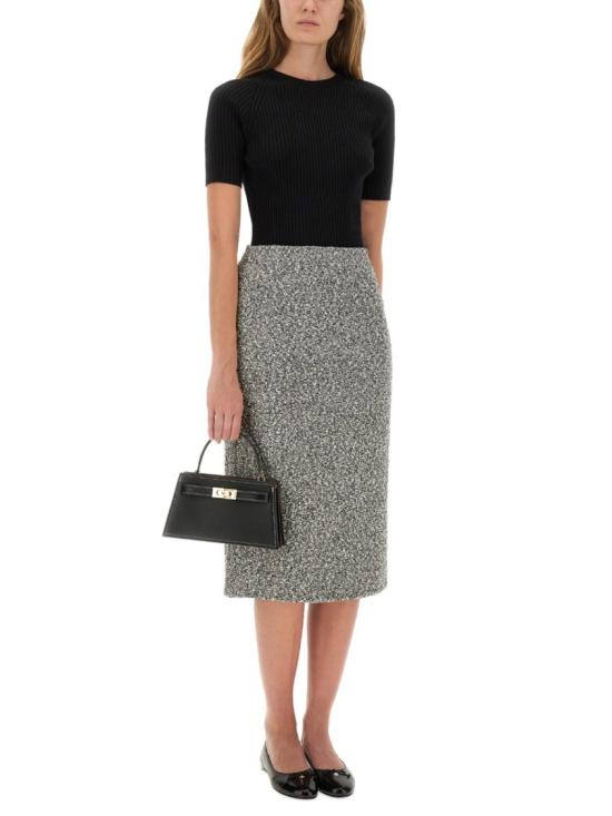 25FW 토리버치 스커트 170830 002 Grey - TORY BURCH
